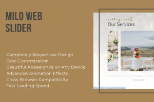 Milo Slider – Responsive HTML Hero Slider