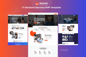 Munteh – IT Solutions Services PHP Template