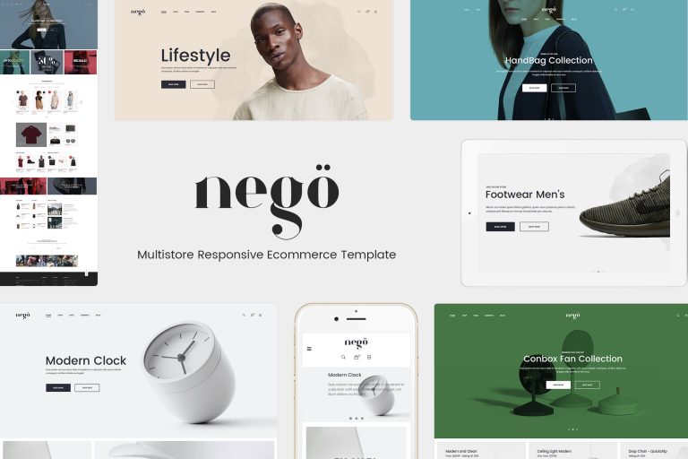 Nego – Minimalist Responsive Opencart 3 Theme