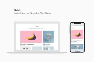 Nubia – Minimal Blog and Magazine Ghost Theme