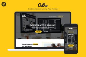 Clue – Responsive Unbounce Landing Page Template