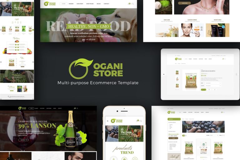 Ogani – Organic, Food, Pet Opencart Theme