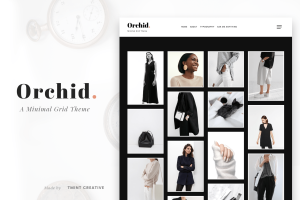 Orchid – Minimal Grid Tumblr Theme