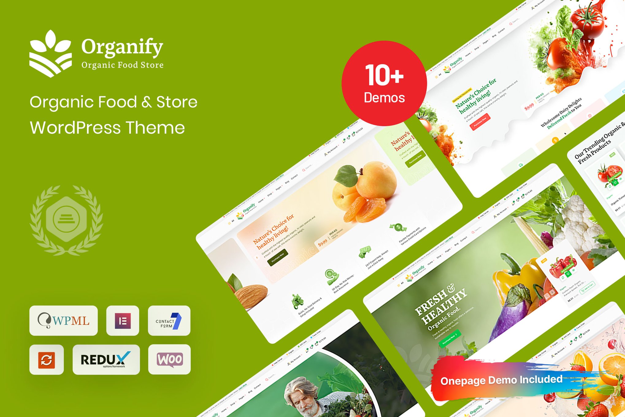 Organify- Organic Food Products WordPress Theme