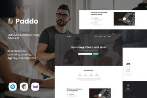 Paddo – Services Unbounce Landing Page Template