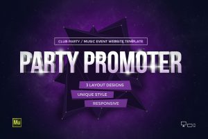 Party Promoter – Club Music Event Muse Template