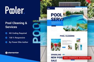 Pooler – Swimming Pool Cleaning Services Theme
