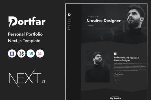 Portfar – Personal Portfolio Next.js Template