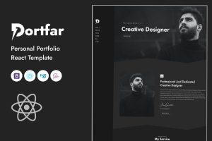 Portfar – Personal Portfolio React Template