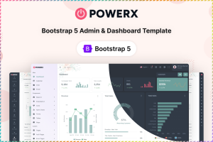 PowerX – Bootstrap 5 Admin & Dashboard UI Kit