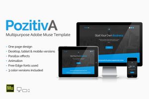 PozitivA – Multipurpose One Page Muse Template