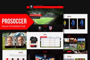 Pro Soccer – Football Club HTML Template