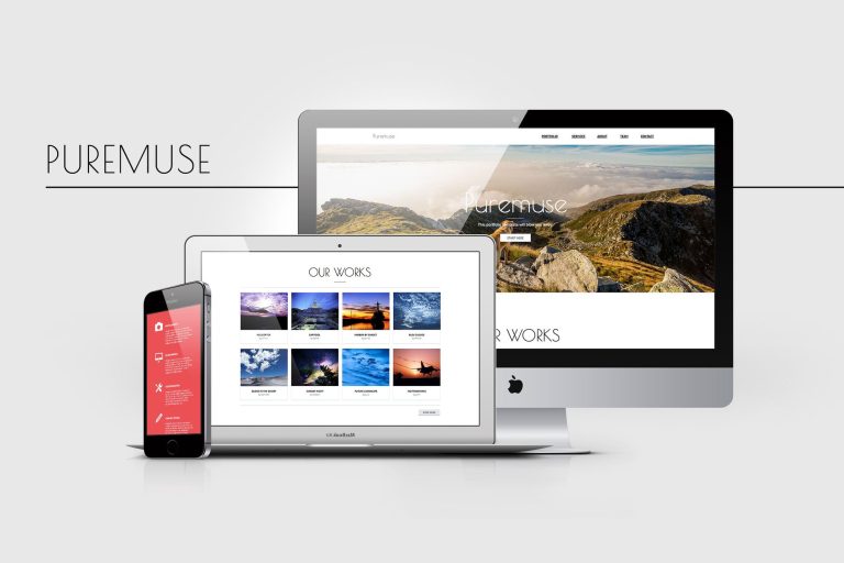 Puremuse – Clean Muse Template for Portfolios