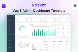 Rasket – Vue.js Admin Dashboard Template