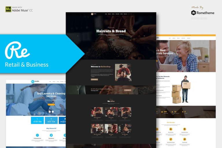 RE – Multi-purpose Responsive Muse Template