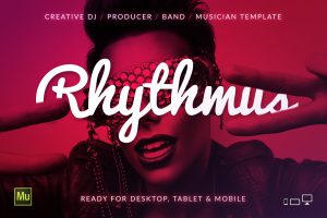 Rhythmus – DJ / Producer Music Site Template