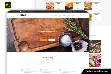 Ritag - Responsive Food & Restaurant Template