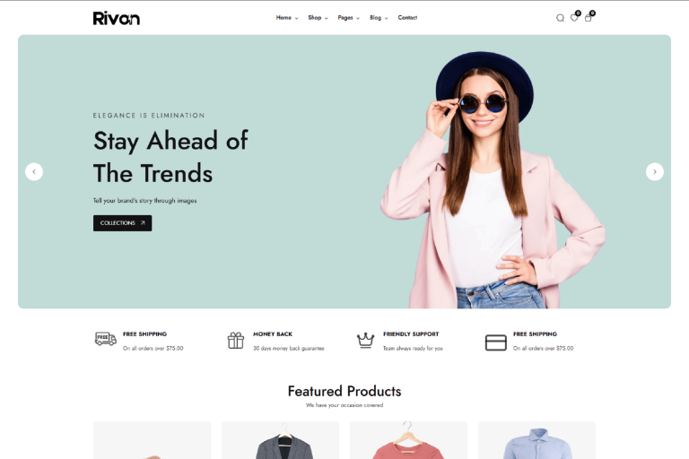 Rivon – Fashion Store Shopify Theme OS 2.0