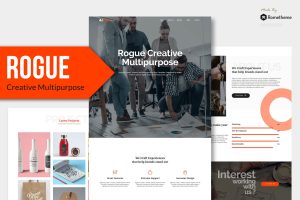 ROGUE – Creative Multi-purpose MUSE Template