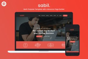 Sabil – Multipurpose Landing Page Templates