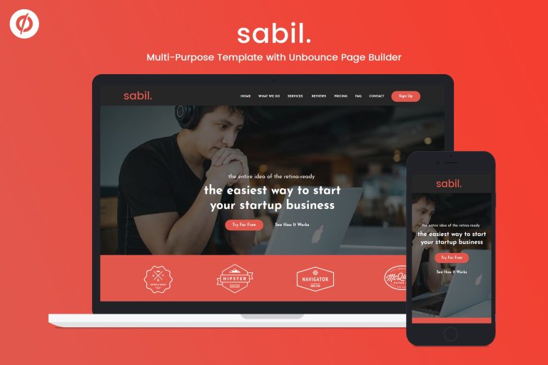 Sabil – Multipurpose Landing Page Templates