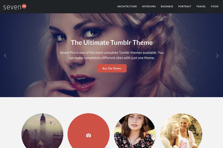 Seven Pro Tumblr Theme