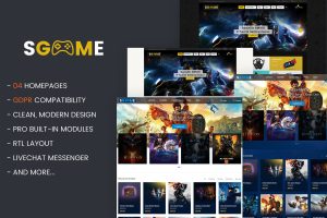 SGame – Responsive Accessories Store OpenCart Them
