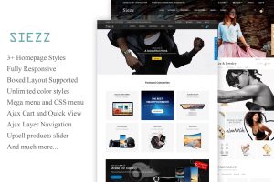 Siezz – Multipurpose OpenCart 3 Theme