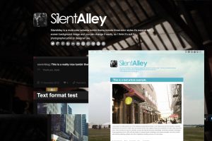 Silent Alley – Responsive Multi-Color Tumblr Theme