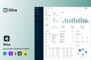 Silva – Django & HTML Admin Dashboard Template