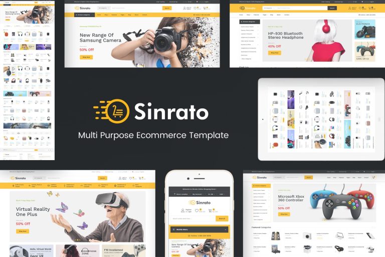 Sinrato – Mega Shop OpenCart Theme