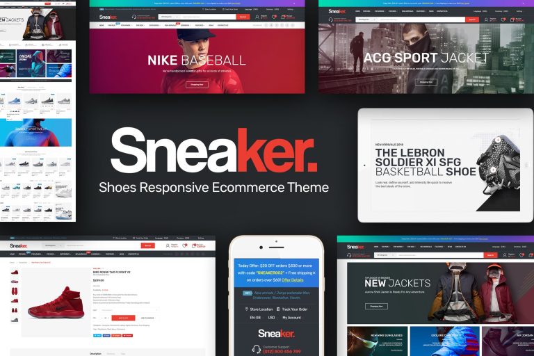Sneaker – Color Swatches OpenCart Theme