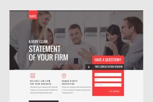SUITS – Unbounce Law Template