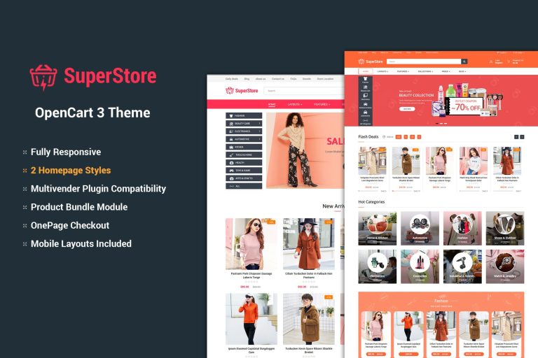 SuperStore – Responsive OpenCart 3 Theme