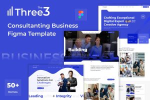 The3 – Business Consulting Figma Template