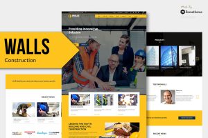 Walls – Construction HTML Template