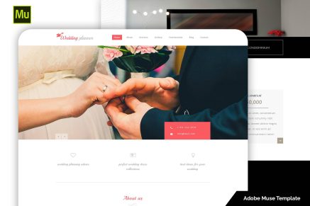 Wedding Adobe Muse Template