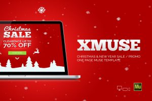XMuse – Christmas Sale / Promo Muse Template