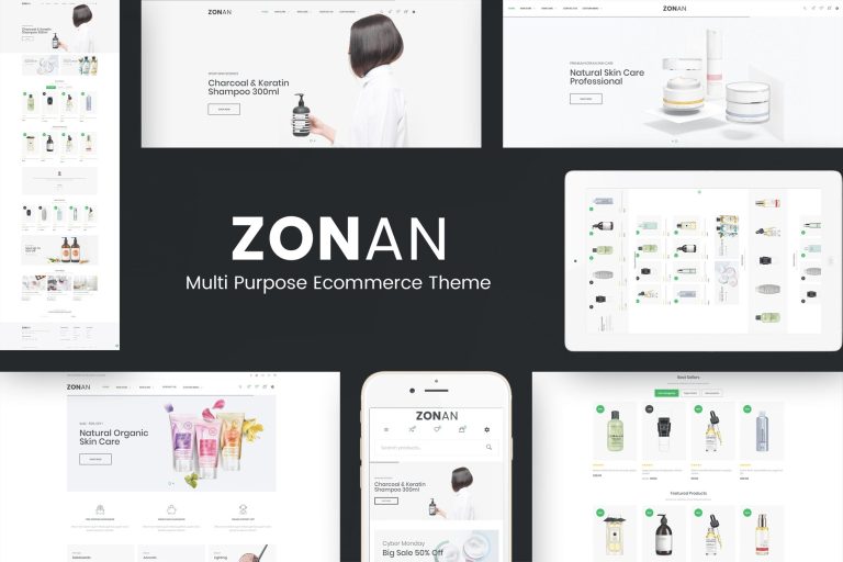 Zonan – Health & Beauty Prestashop Theme