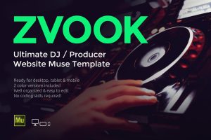 Zvook – DJ / Producer Website Muse Template