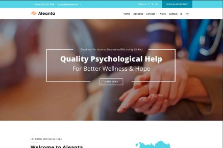 Aleanta- Psychology 1.3.6 WordPress Theme