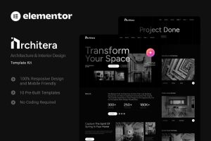 Architera – Architecture & Interior Design Elementor Template Kit