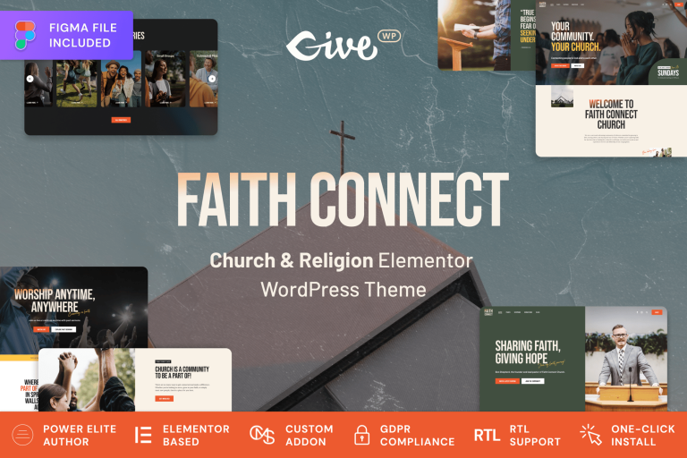 Faith Connect – Religion & Church WordPress Theme