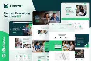 Finoza – Finance Consulting Elementor Template Kit