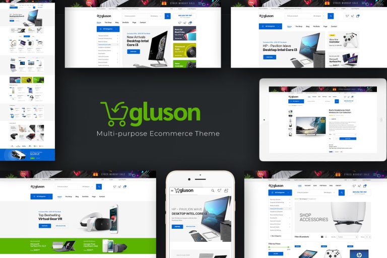 Gluson – Digital Theme for WooCommerce WordPress