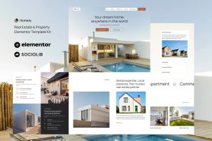 Homely – Real Estate & Property Listing Elementor Template Kit