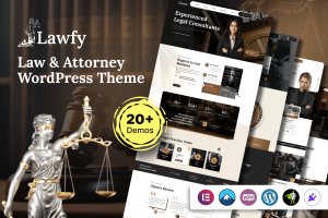 Lawfy – Law & Attorney WordPress Theme
