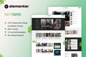 NextGizmo – Gadget News & Magazine Elementor Template Kit