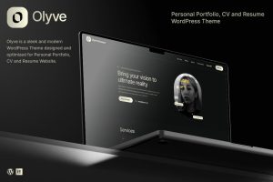 Olyve – Personal Portfolio WordPress Theme