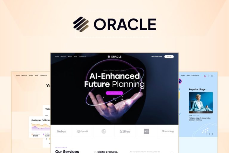 Oracle WordPress Theme